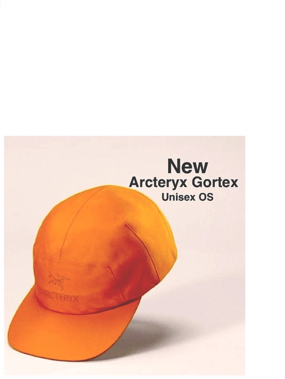 New Arc'teryx Gore 5 Panel Cap  with tags one size unisex Solaris/orange ⭐️⭐️